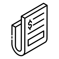 pictogramme d'une facture