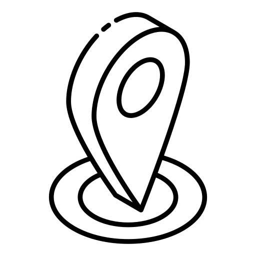 Pictogramme d'un ping de localisation