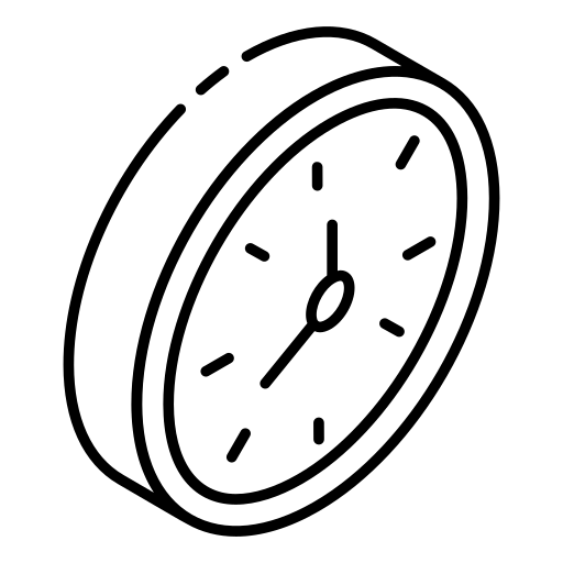 Pictogramme d'une horloge